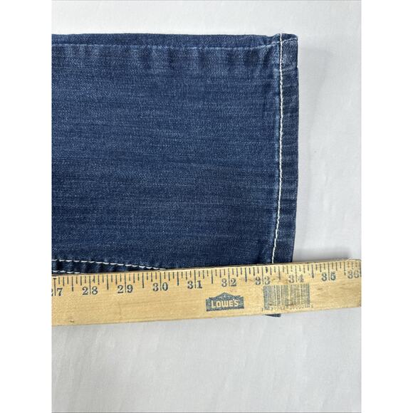 Ariat Jeans Womens 27L Blue REAL Denim Low Rise Boot Western Wear - Picture 9 of 16
